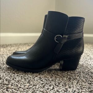 BareTraps Black Ankle Booties